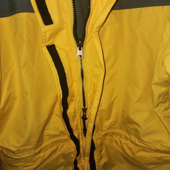 Vintage 90s The North Face Gore-Tex Yellow Grey Ski Jacket Women's Sz M EUC - Picture 5 of 11